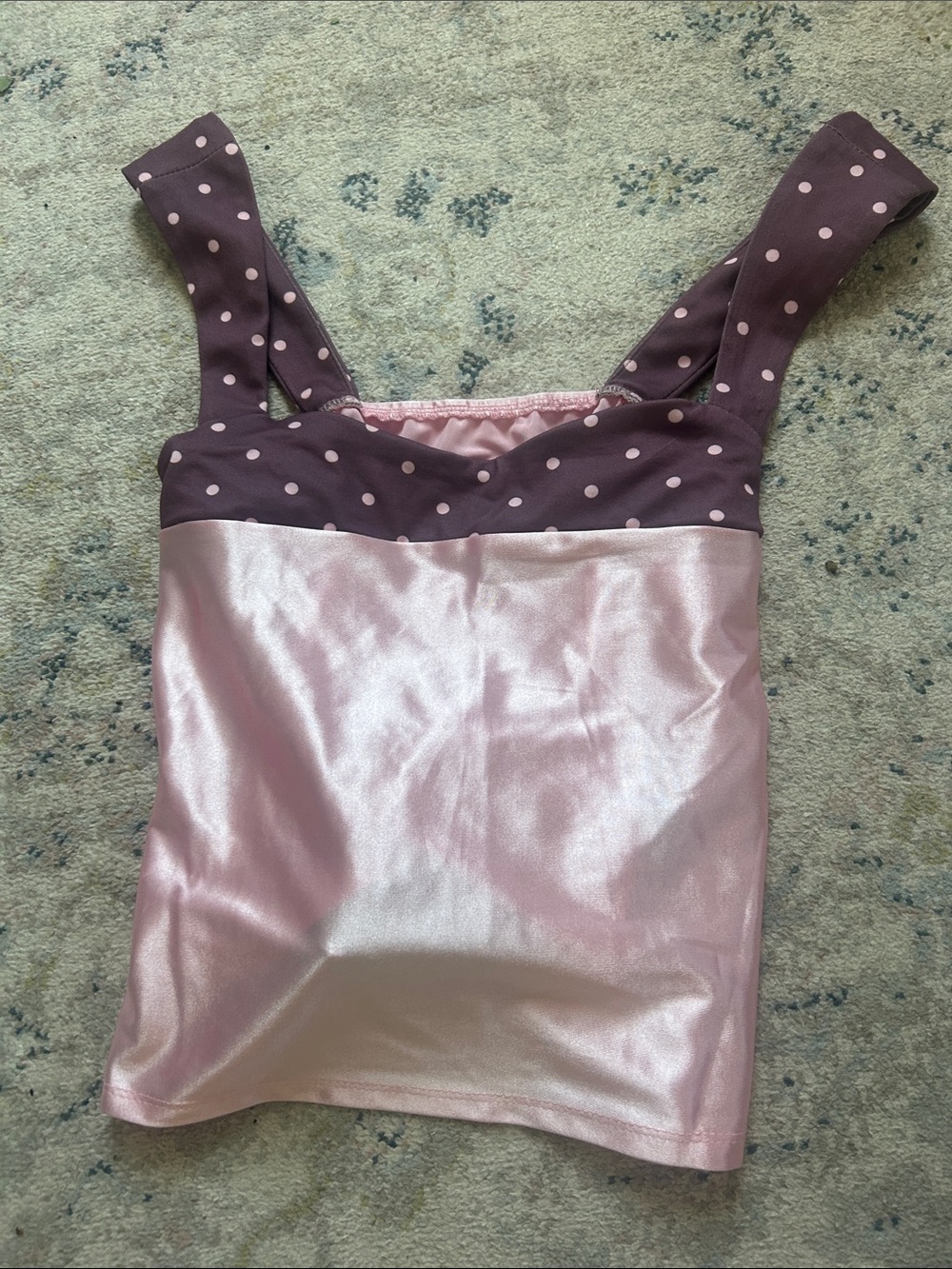 SHEIN Pink Satin-Look Tank Top
